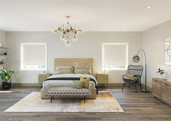 Shimmer (Blackout), Quartz Cream - Roller Blind - Image 8